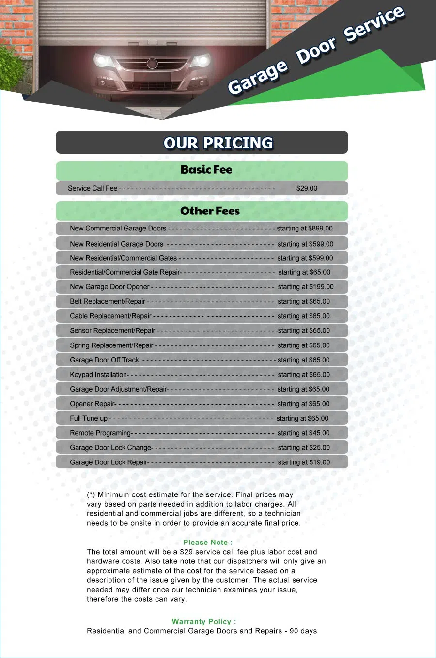 Galaxy Garage Door Service Temple Hills, MD 301-371-2010