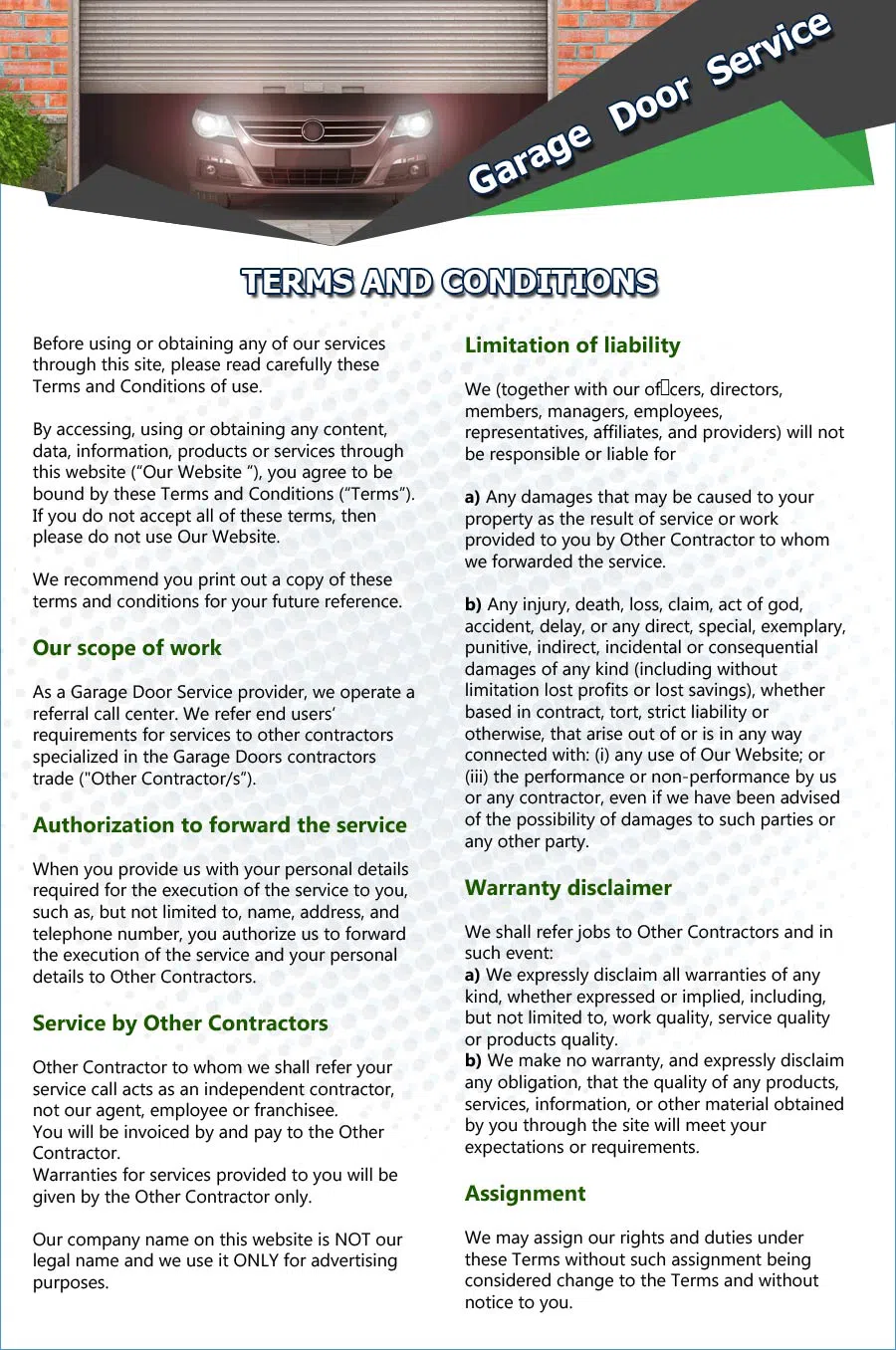 Galaxy Garage Door Service Temple Hills, MD 301-371-2010